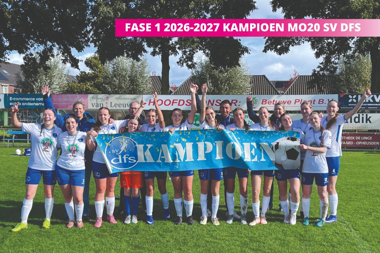 MO20 van sv DFS pakt kampioenschap in fase 1