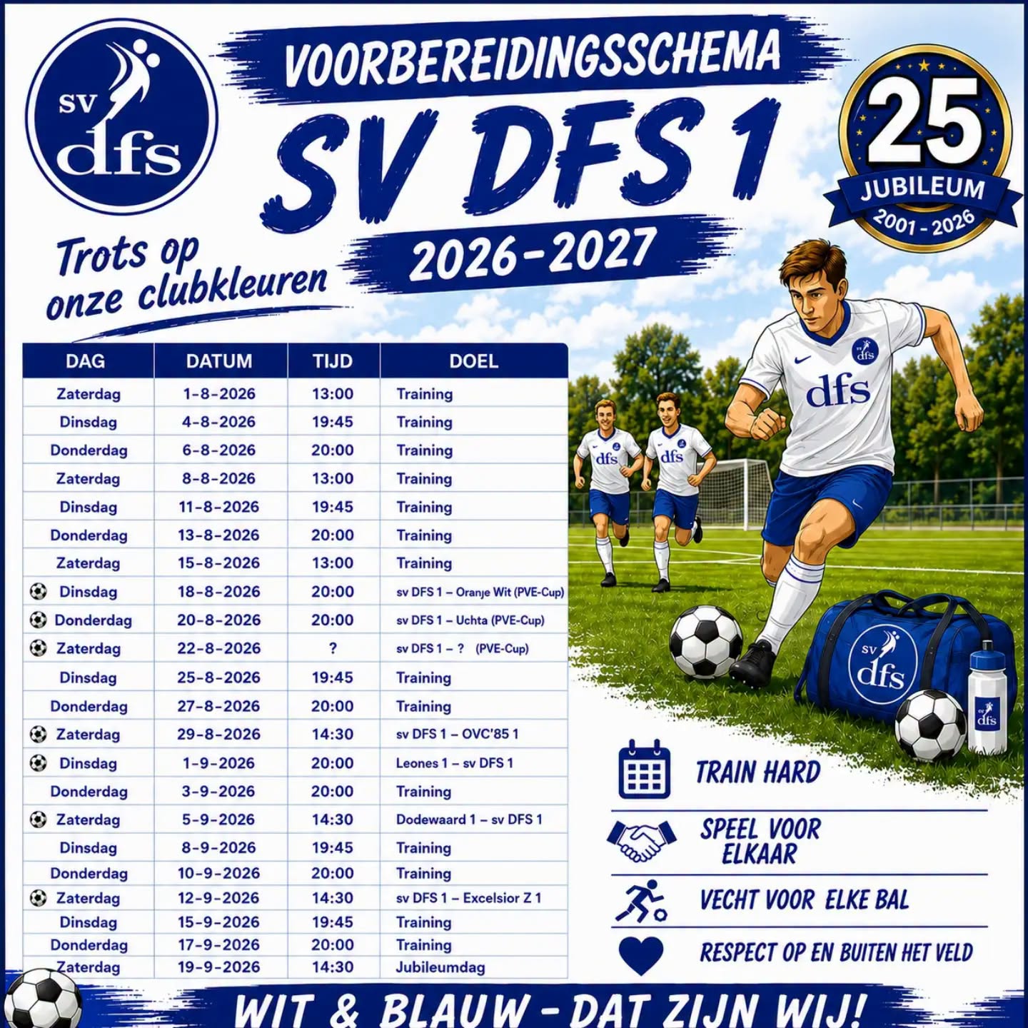 Voorbereiding sv DFS 1