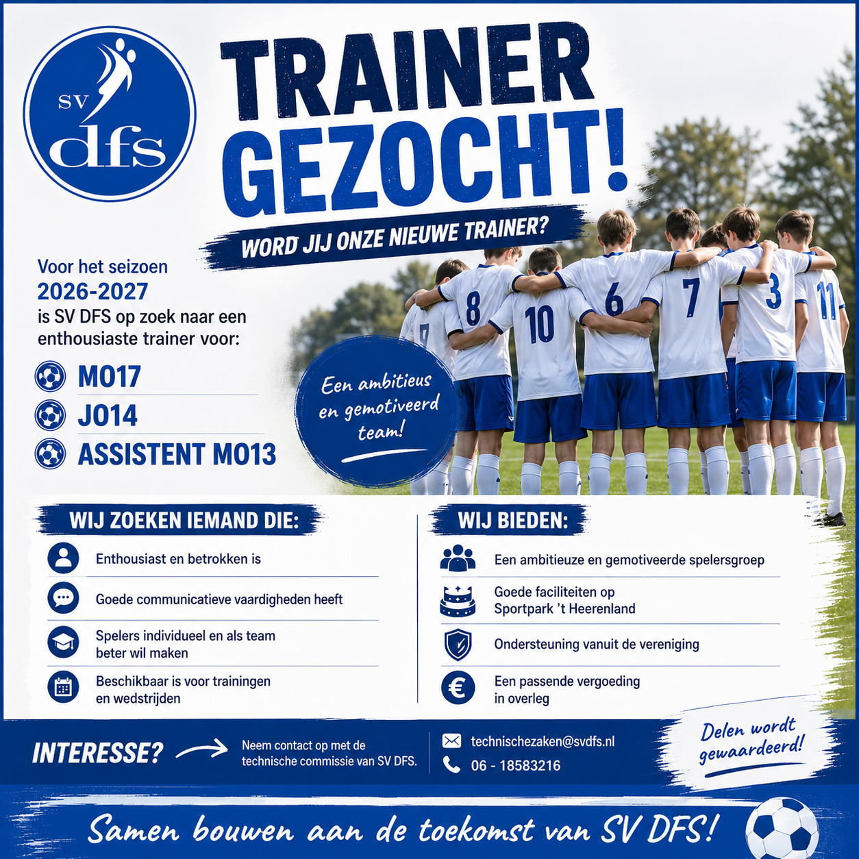 Trainers gezocht